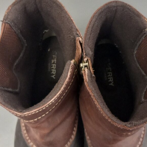 Sperry Saltwater Rubber Waterproof Duck Rain Boots - Women's size 8 - Picture 7 of 10